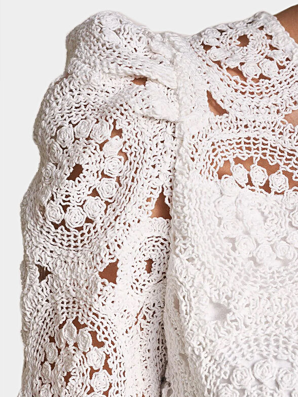 White crotchet blouse - 3
