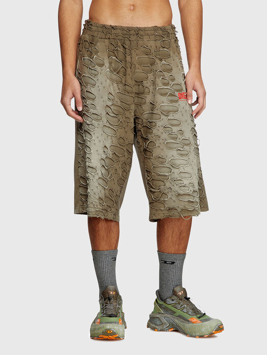 P-ECHIO-R1 shorts with rips