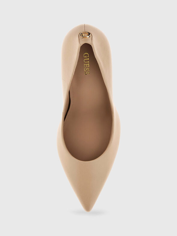 SABALIA leather heeled shoes - 4