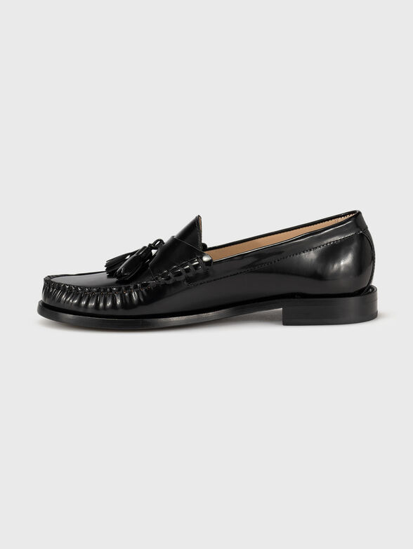 LOTTIE TASSEL leather loafers - 4