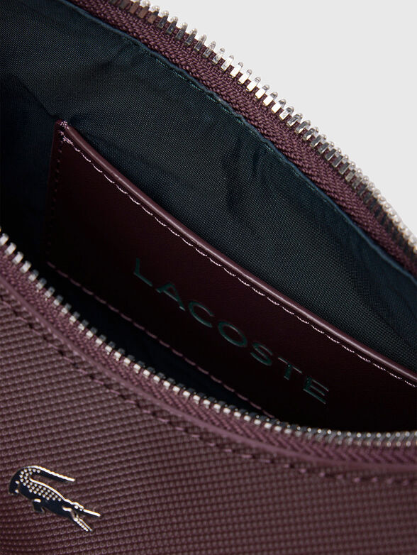 Small shoulder bag with saffiano effect - 5