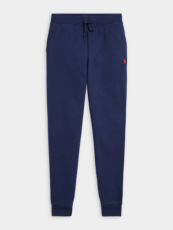 ATHLETIC sports pants with logo embroidery - 1