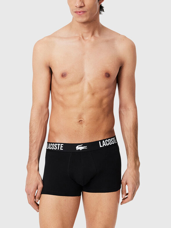 Set of three pairs of boxers with logo - 1