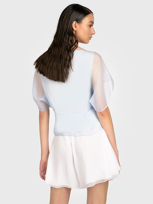 Blouse with silk threads - 3