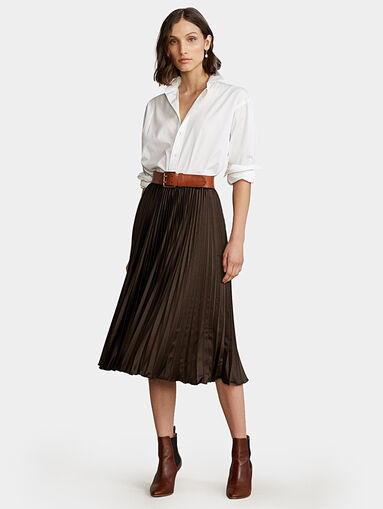 Brown skirt - 5