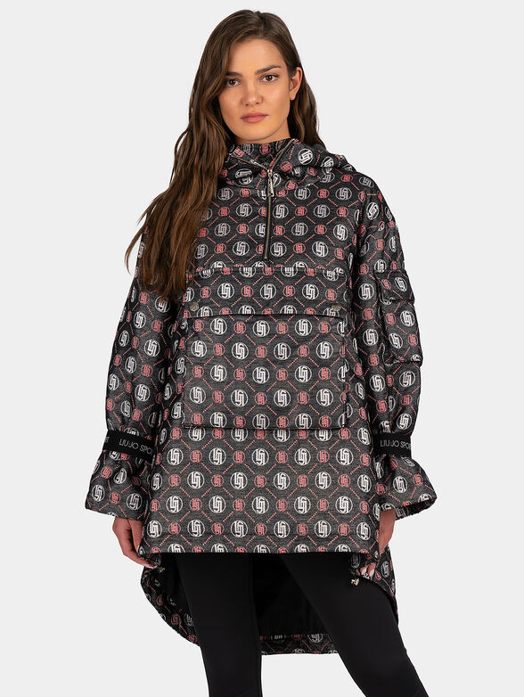 Anorak jacket  with monogram logo pattern - 1