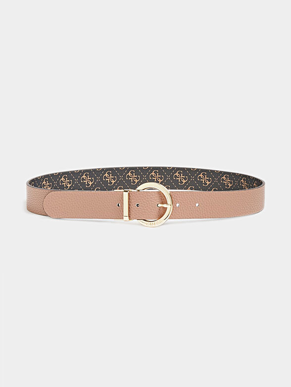 ALBY Reversible belt with logo print - 4