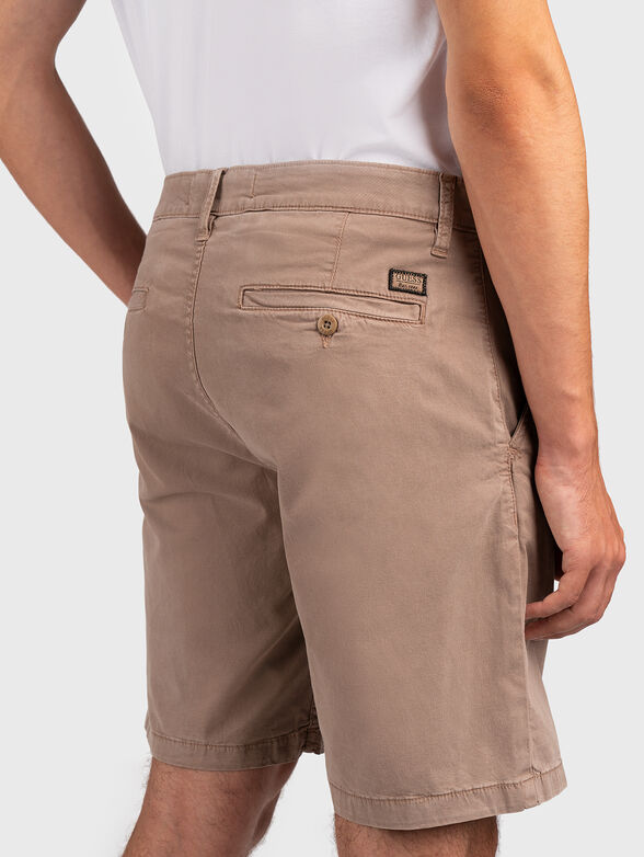 ANGELS brown chino shorts - 3