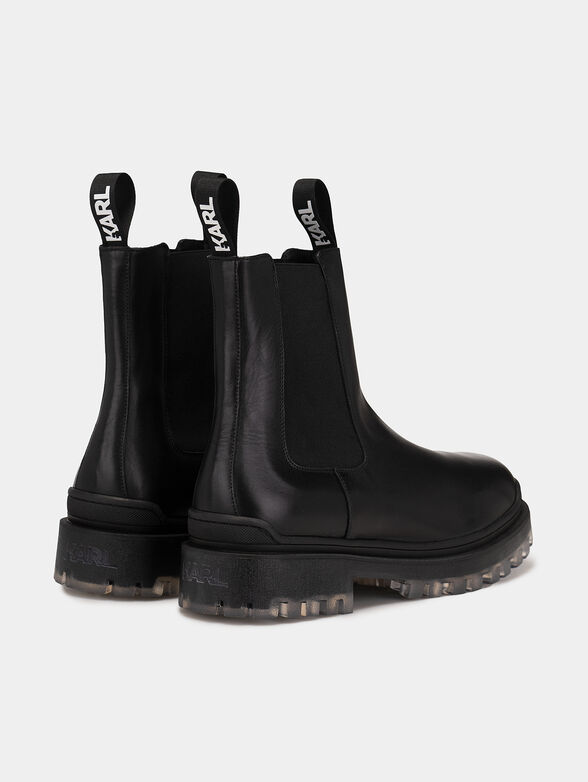 BIKER II leather slip-on ankle boots  - 3