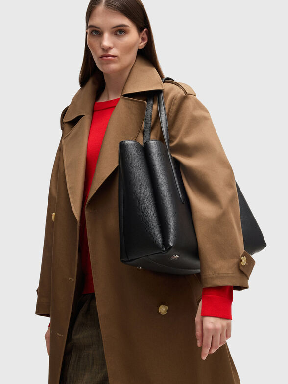 LENAH leather bag with logo - 2