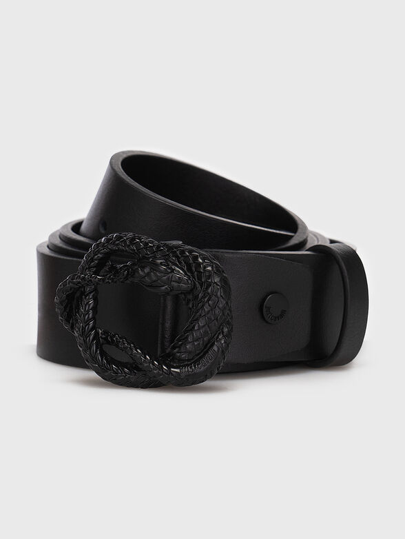 Black belt with accent buckle - 1