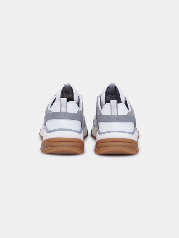 Sneakers in green color with contrasting details - 4