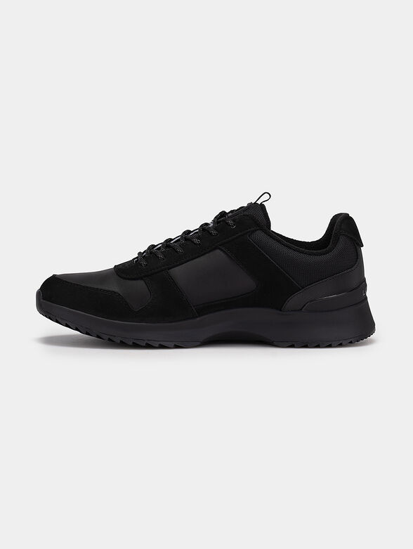 JOGGEUR black sneakers with logo accent - 4