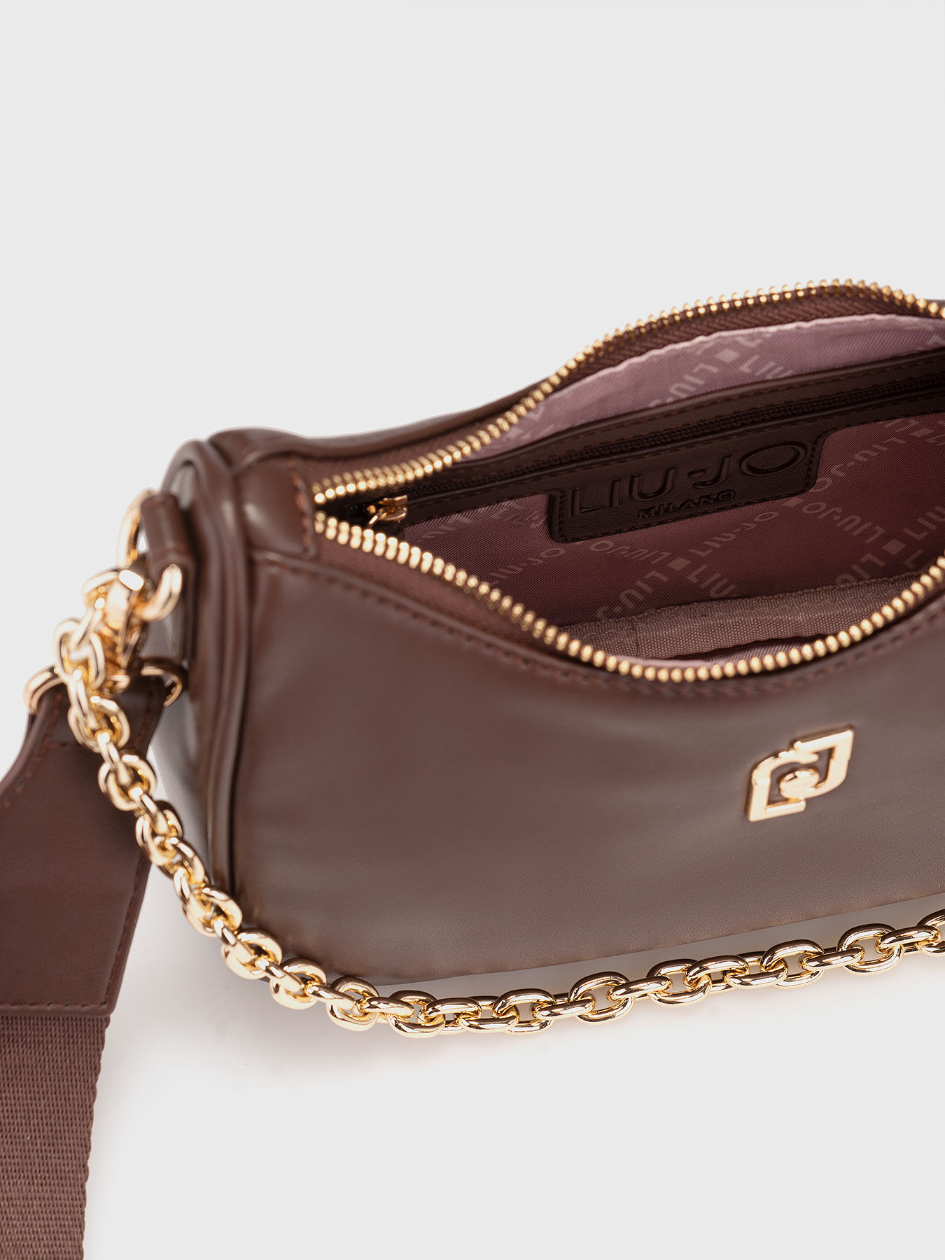 Small crossbody bag with logo brand LIU JO