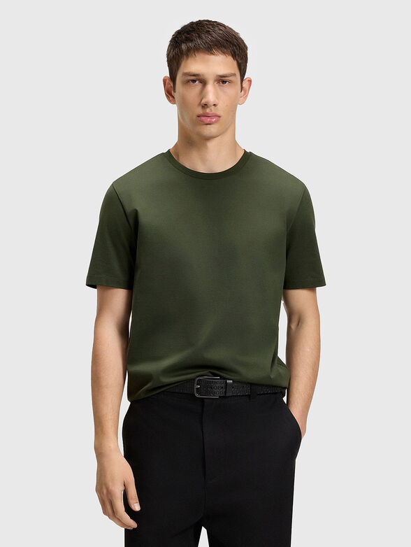 DIMERSTEE cotton T-shirt with logo detail - 1