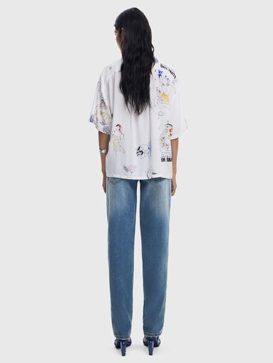 Shirt with accent print - 3