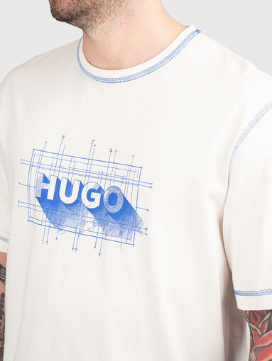 NOTHAL T-shirt with contrasting stitching - 5