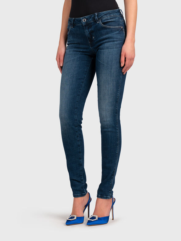 CURVE X skinny jeans with washed effect - 1