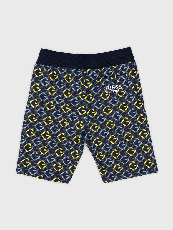 Shorts with monogram print - 2