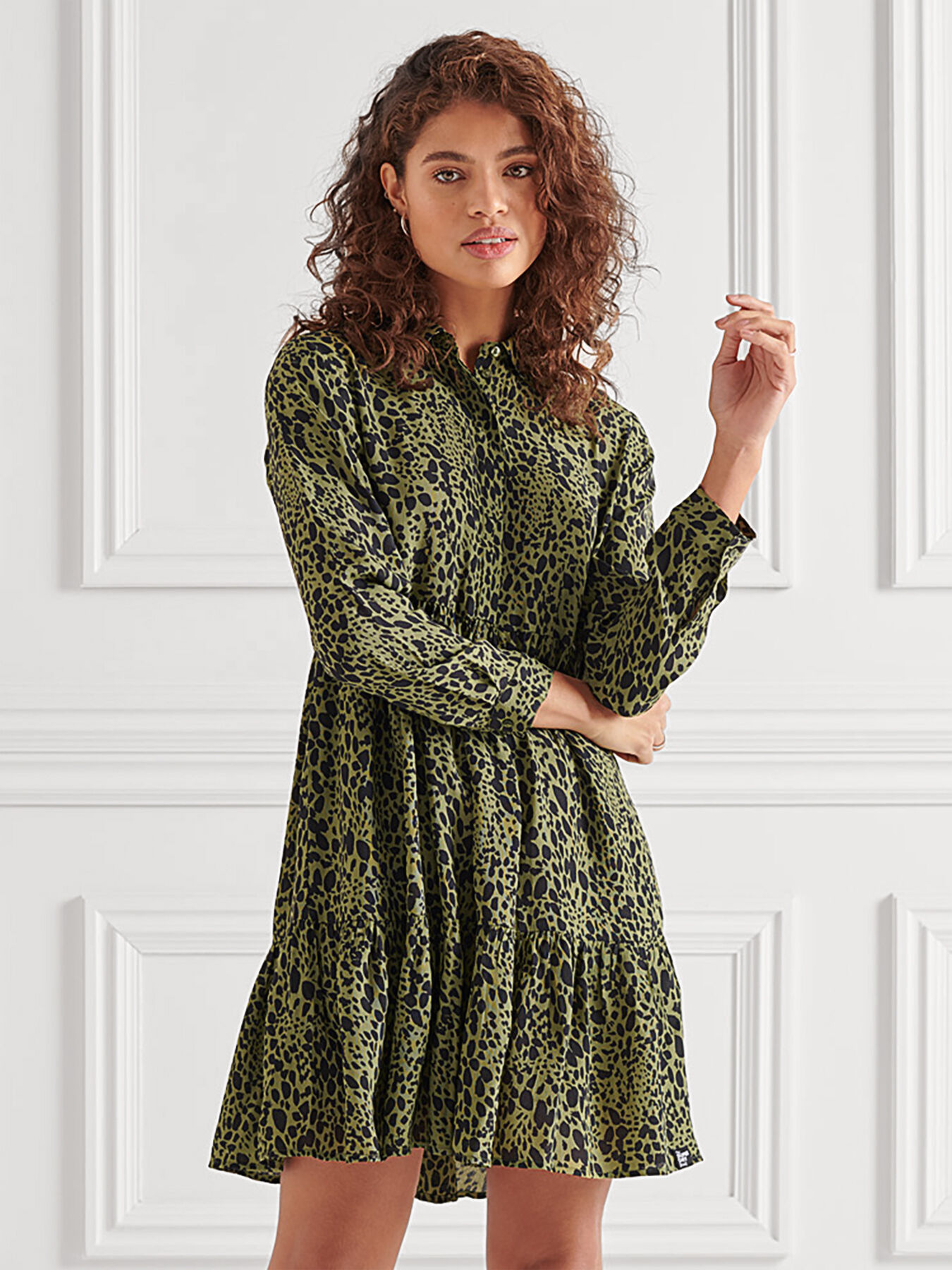 Leopard print dress brand SUPERDRY Globalbrandsstore en