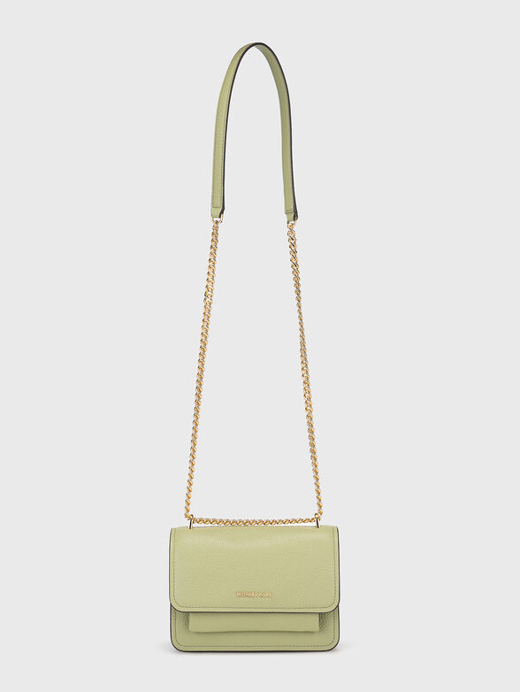 Green leather crossbody bag - 2