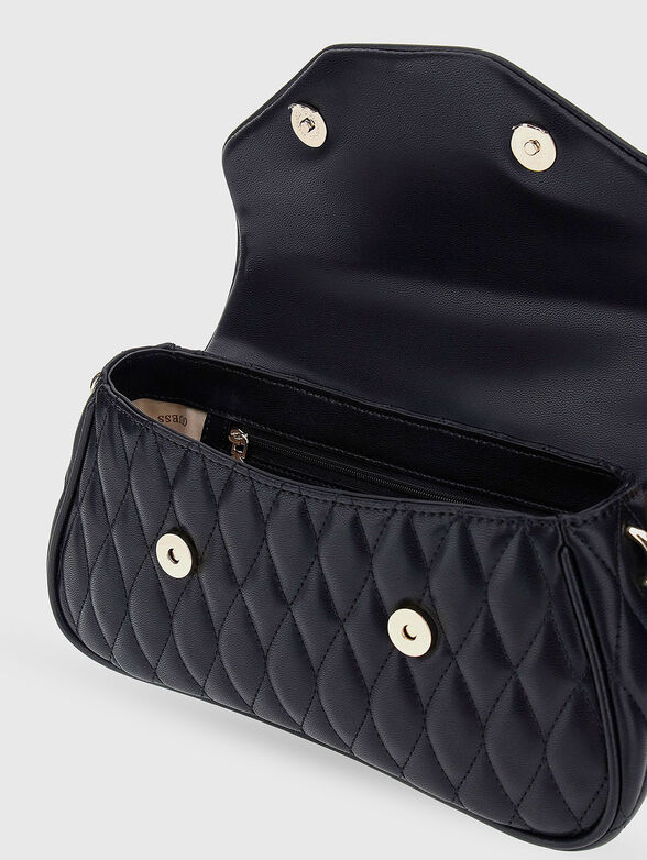 VALLA beige quilted effect bag - 4