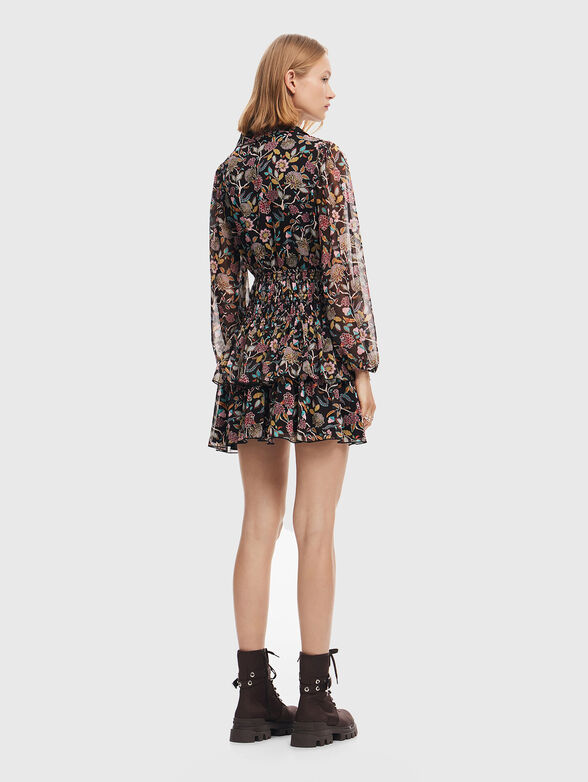 SANDALO mini dress with sheer effect - 2