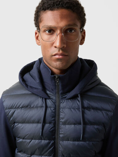 SVEN cotton blend jacket with quilted effect - 4