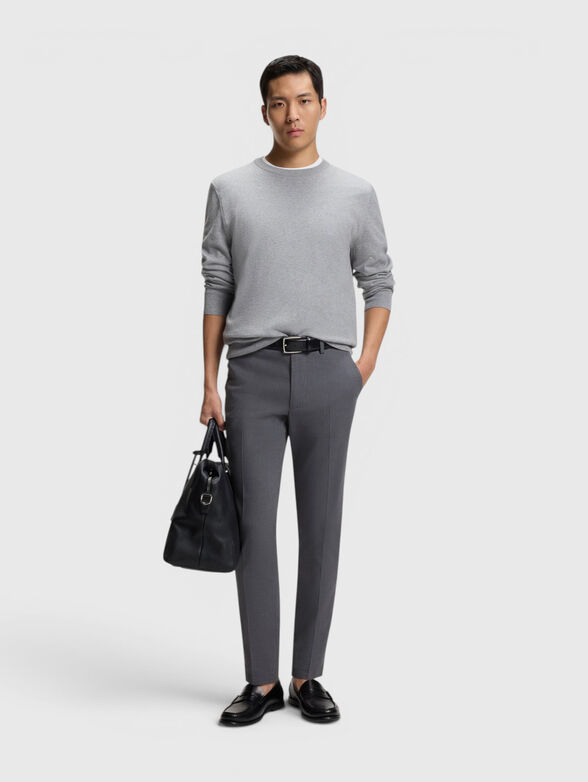 Cotton slim trousers - 4