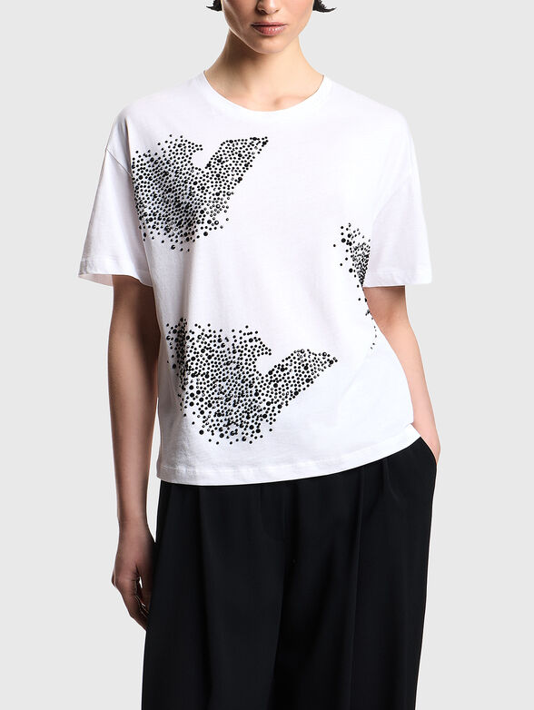 Black cotton t-shirt - 2