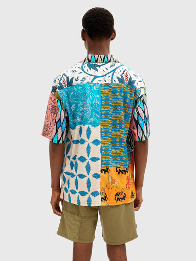 Multicoloured cotton shirt - 3