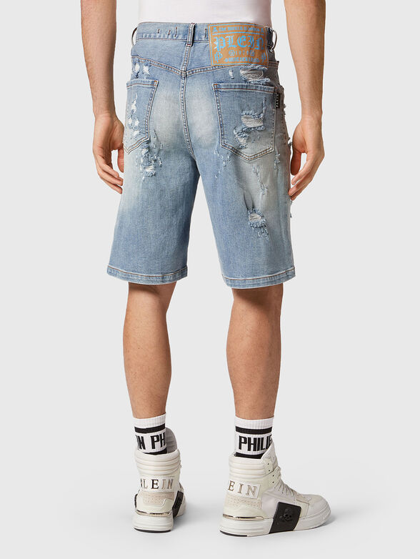 Black denim trousers SKULL&BONES - 2