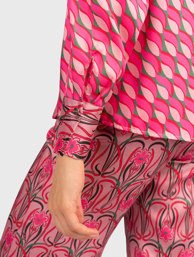 Shirt with multicolour print - 4