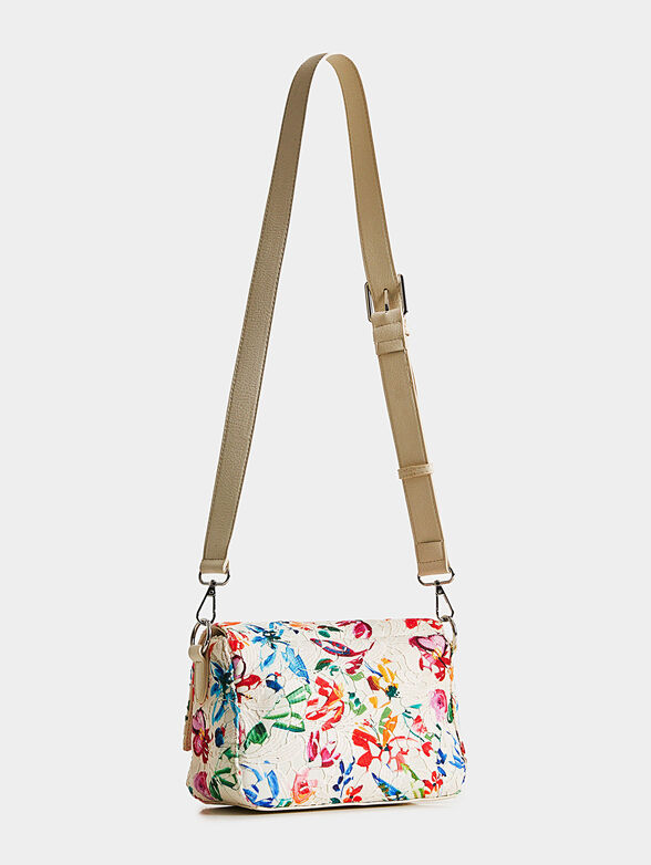 Crossbody bag with floral print - 4