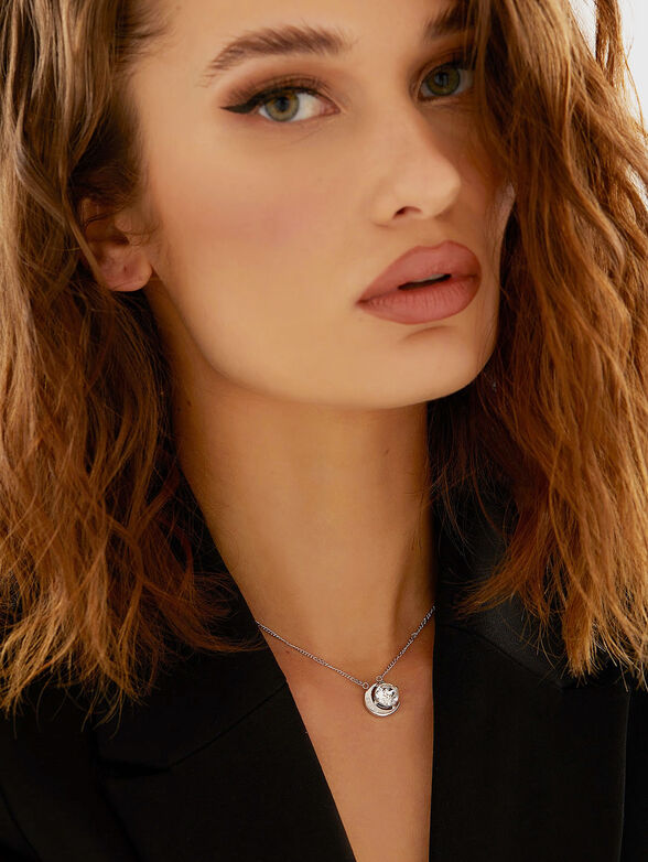 SOLITAIRE necklace with logo detail - 2