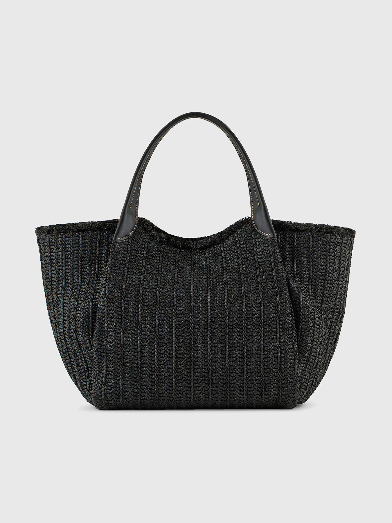Large black bag with logo accessory brand EMPORIO ARMANI