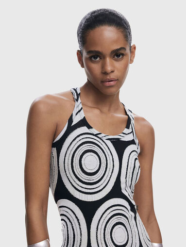 Dress with accent hem - 5