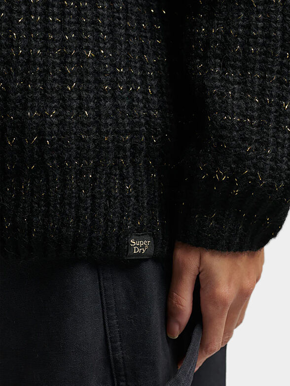VINTAGE METALLIC sweater with glittering accents - 3