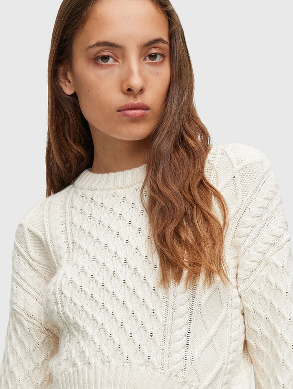 Cotton blend sweater - 4