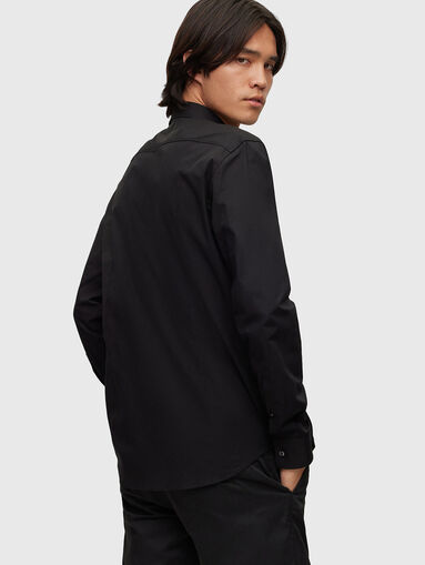 ERMO black cotton blend shirt - 4
