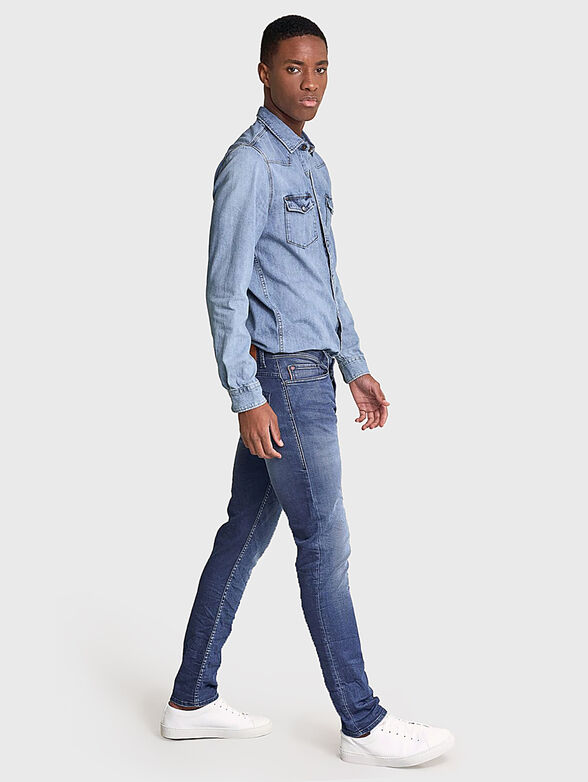 SLENDER Slim jeans with washed effect - 2