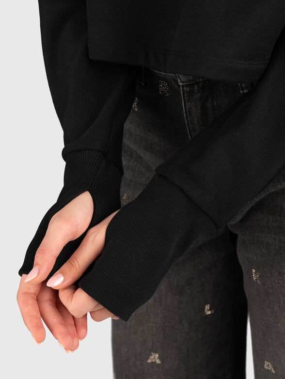 DILARIS short sweatshirt with cut-out details - 5