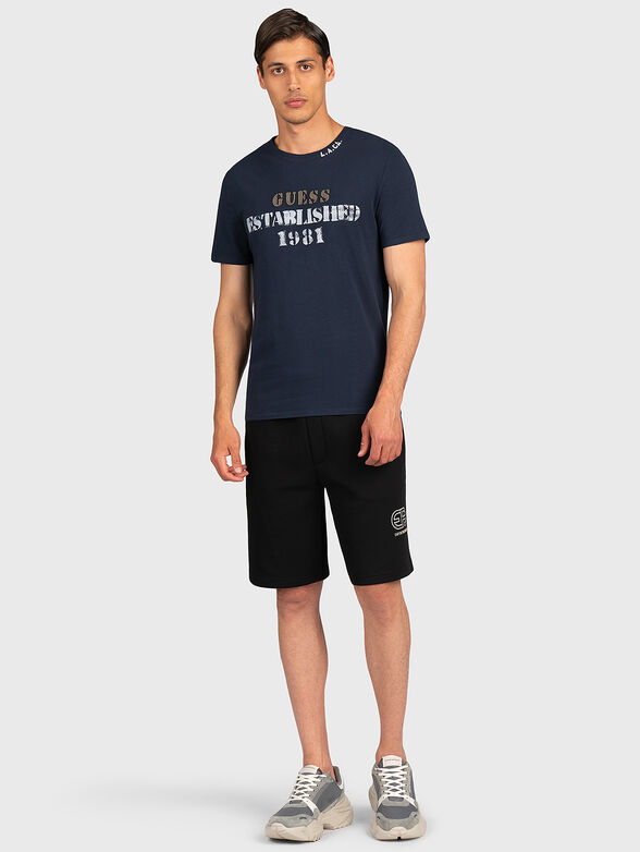 T-shirt with contrasting logo print - 4