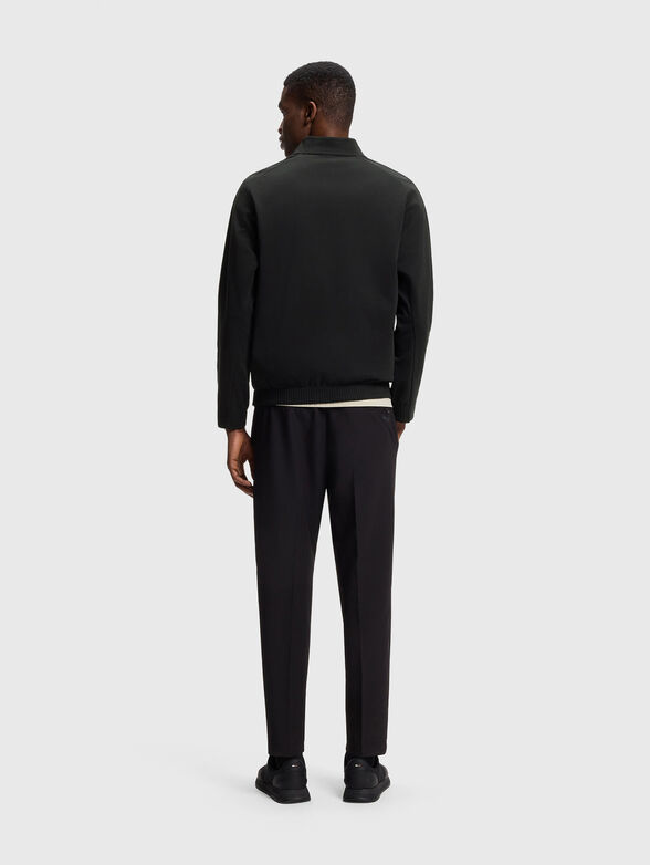 Black regular fit sweatshirt - 3