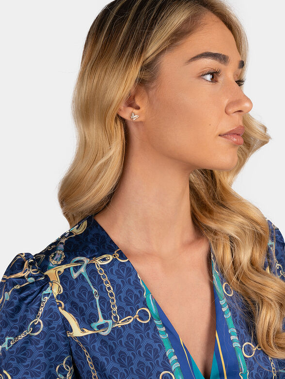 FLORE satin dress - 4