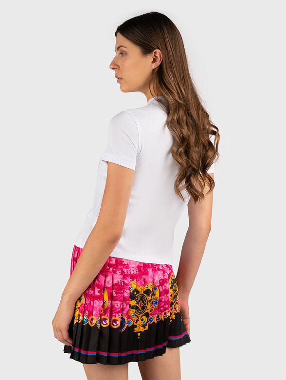 Black T-shirt with accent print - 3