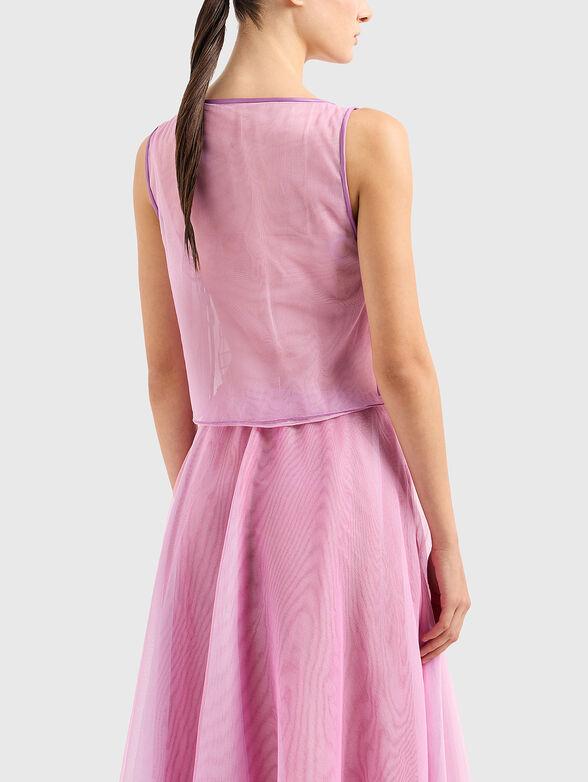 Top in pink with sequins - 3