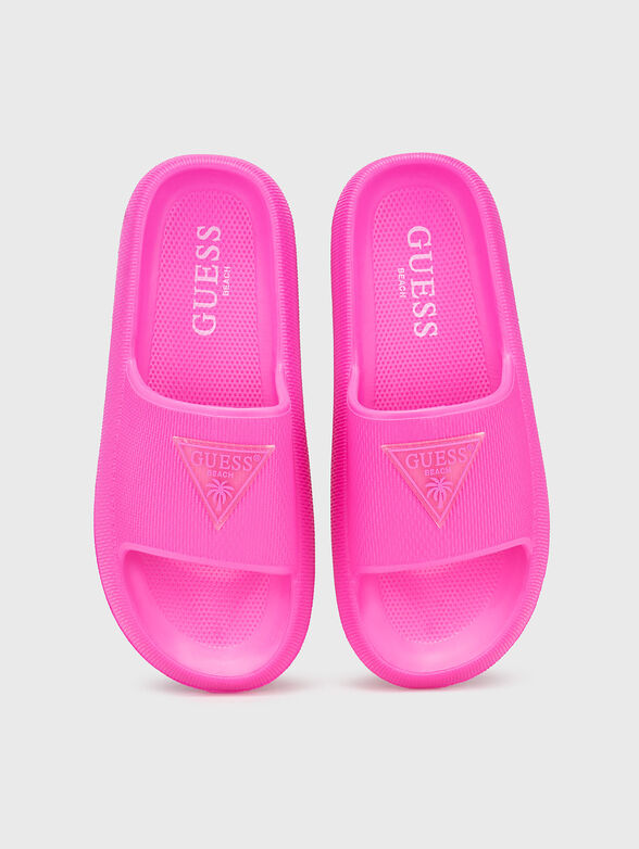 Slippers with triangular logo - 6