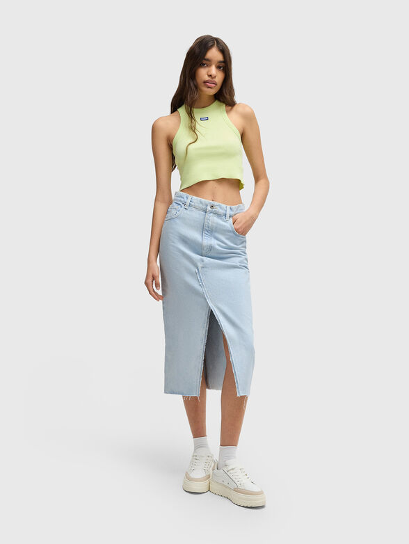 GALITA midi skirt with slit - 4
