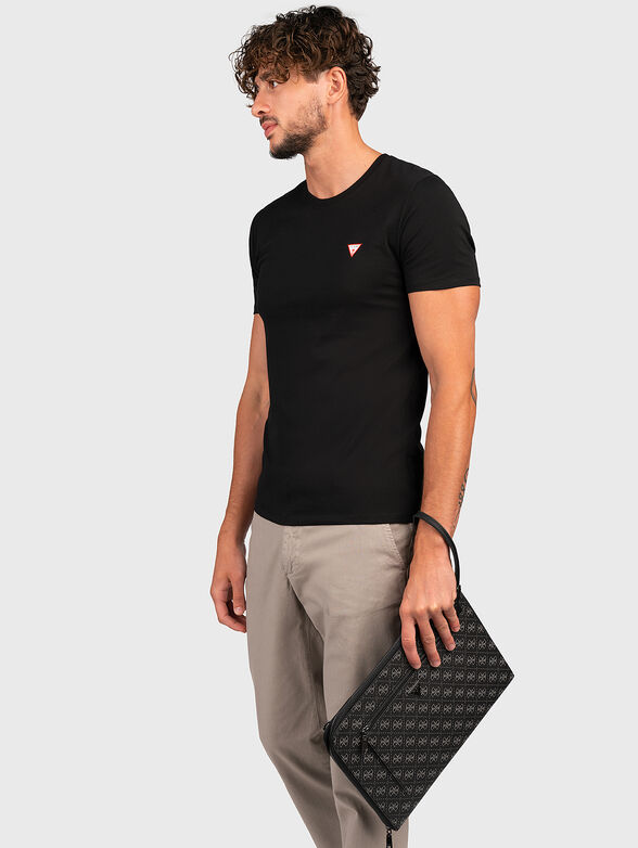 Document holder bag with logo effect - 2